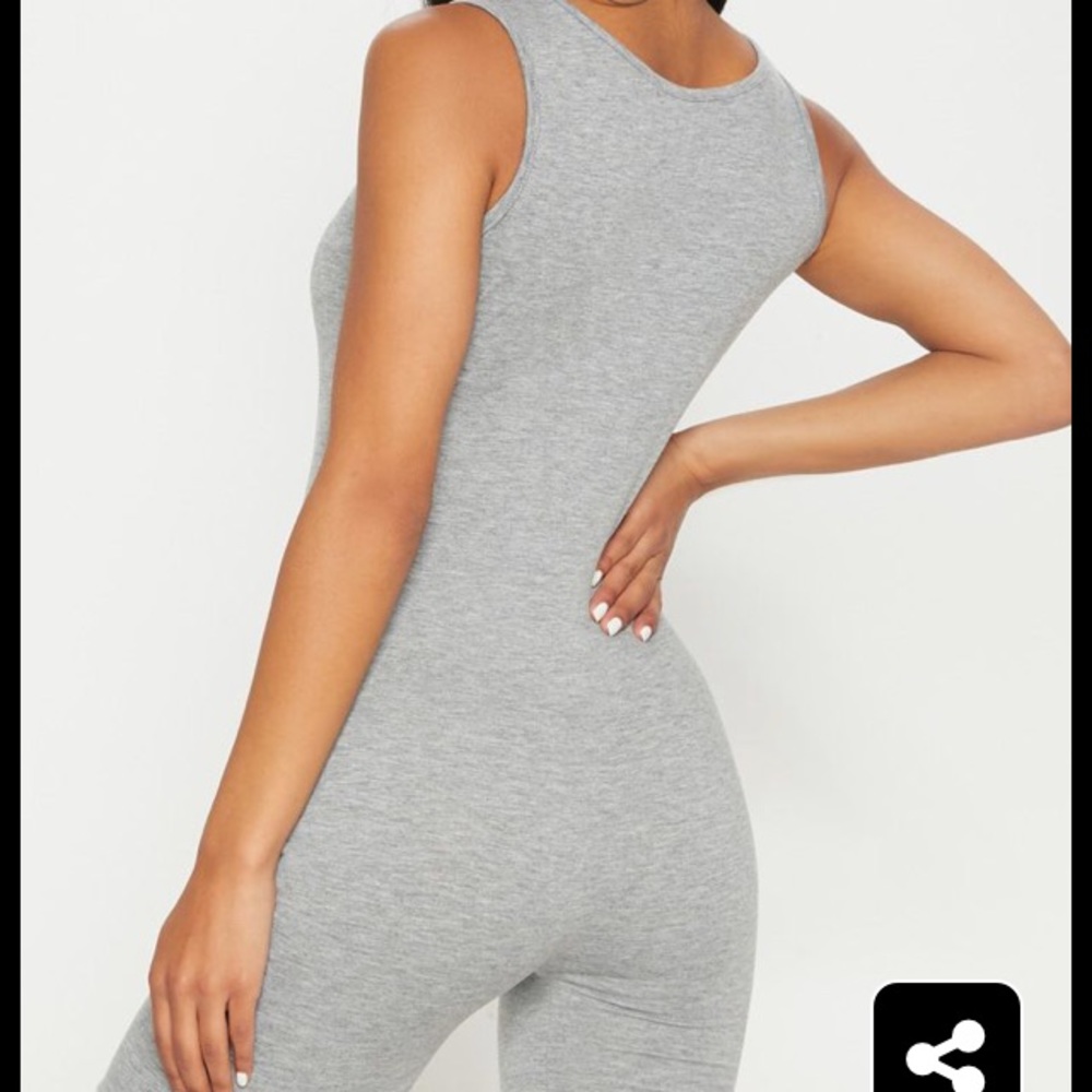 Pretty little thing - Grey Mart Unitard size 8